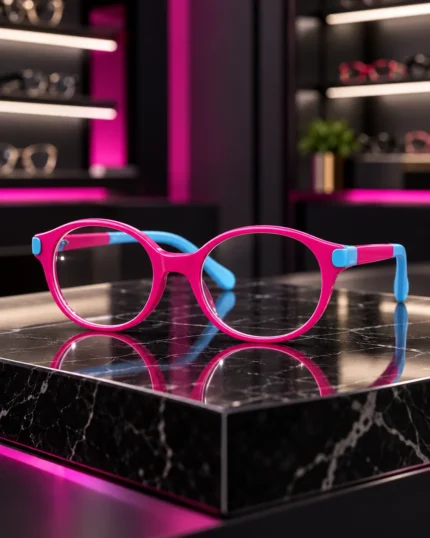 نظارة طبية أطفال DR Junior Pop Pink - DR OPTICS