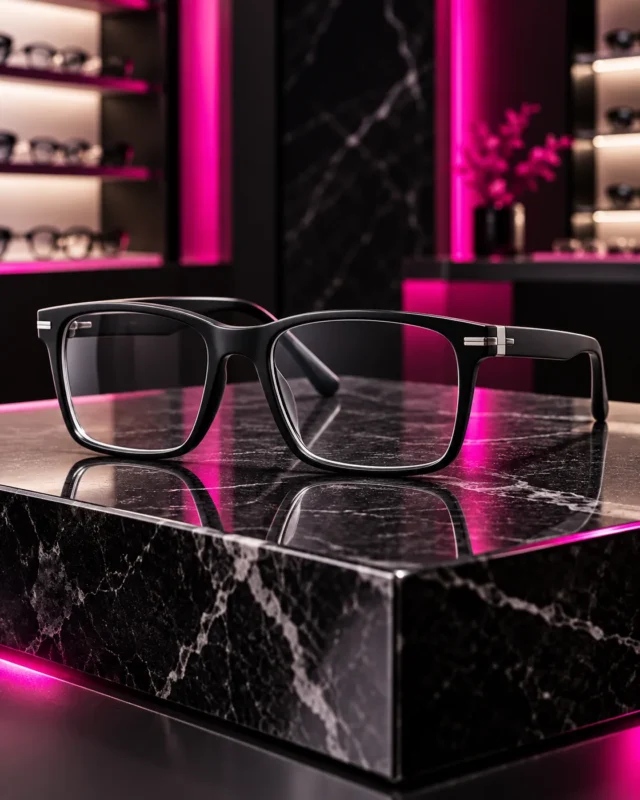 نظارة طبية رجالي DR Classic Black - DR OPTICS