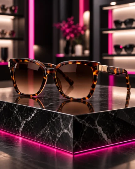 نظارة شمس نسائي DR Tortoise Gradient - DR OPTICS