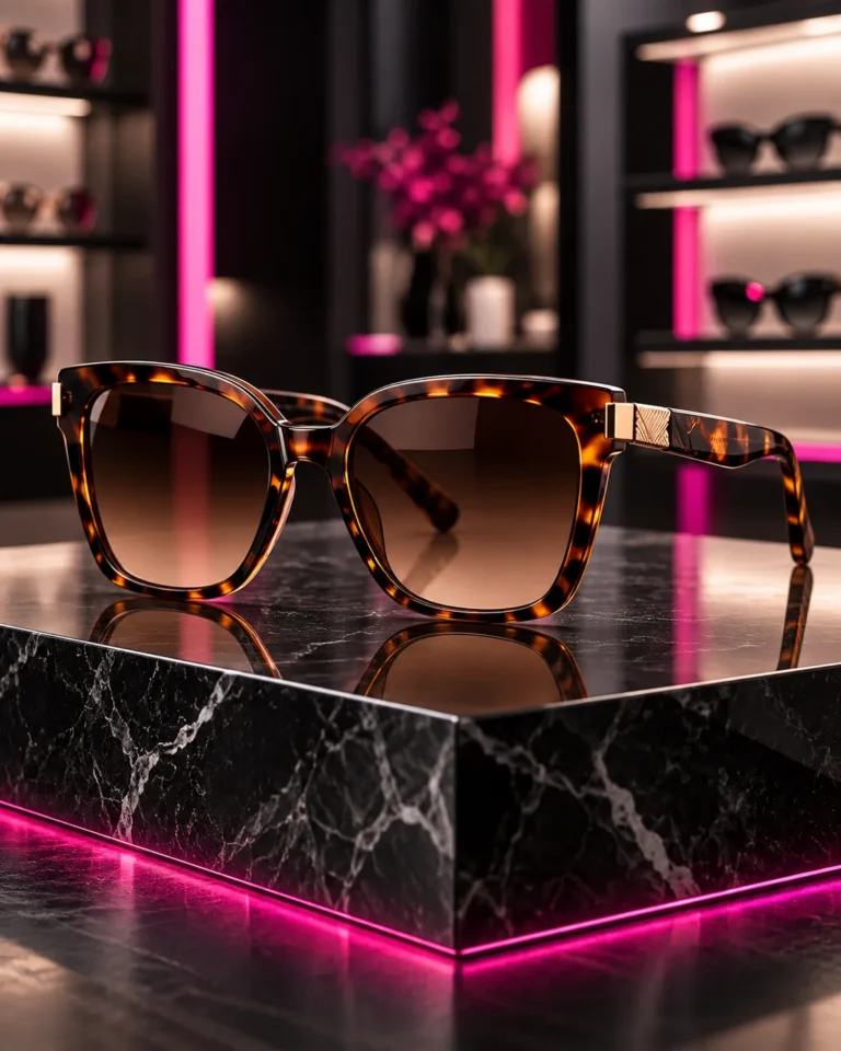 نظارة شمس نسائي DR Tortoise Gradient - DR OPTICS
